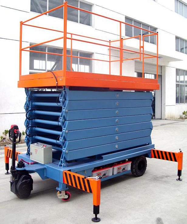 海东助力行走剪叉式高空作业平台